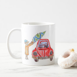 Caneca De Café Época da Árvore de Natal!