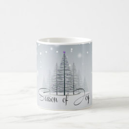 Caneca De Café Época de Joy Winter Trees
