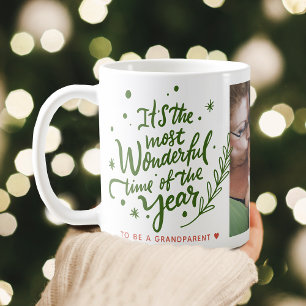 Caneca De Café Época Mais Maravilhosa Foto de Natal Festivo
