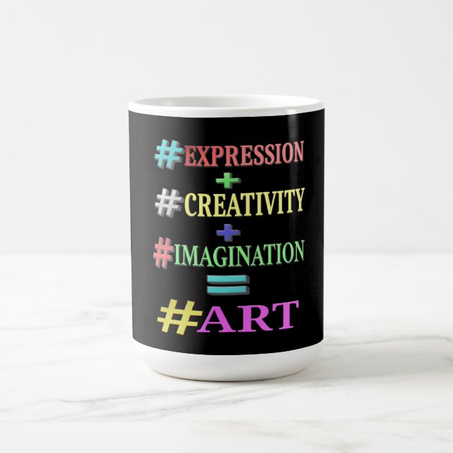 Caneca De Café "EQUAÇÃO ART" Design de Expressão de Cuta. Comprar (Centro)