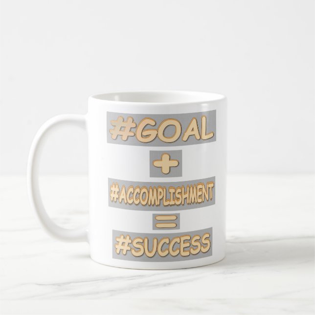 Caneca De Café "EQUAÇÃO DE SUCESSO" Design. Comprar Agora (Esquerda)