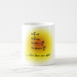 Caneca De Café Equações de Maxwell