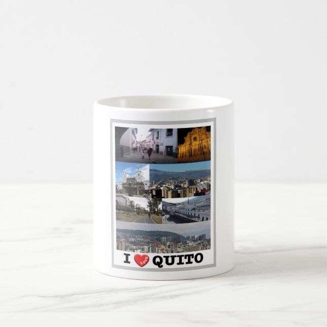 Caneca De Café Equador - Quito - Eu Amo - (Centro)