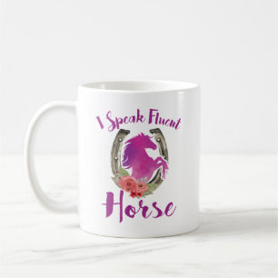 Caneca De Café Equestrian Lover Formador I Fala Cavalo Fluente
