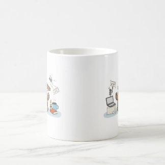 Caneca De Café Equilíbrio entre Trabalho e Vida | Tamanduá