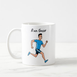 Caneca De Café Equipamento de Corrida – Corrida Inspiradora