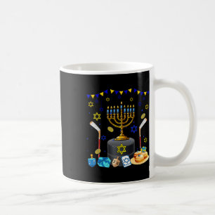 Caneca De Café Equipamento de Hóquei Amante do Jogadorhanukkah Me