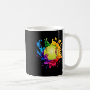 Caneca De Café Equipamento Esportivo de Softbol para Mulheres, Me