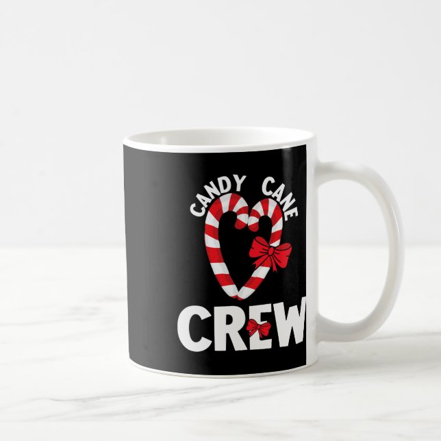 Caneca De Café Equipe Candy Cane Natal Engraçado Doce Natal Alegr (Direita)
