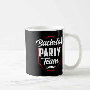 Caneca De Café Equipe da Festa de Despedida de Solteiro Noivo Noi