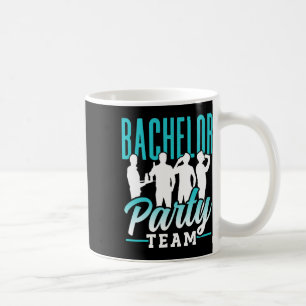Caneca De Café Equipe da Festa de Despedida de Solteiro Noivo Noi