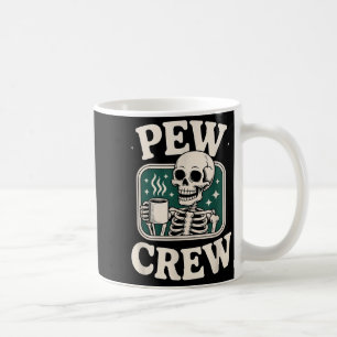 Caneca De Café Equipe da Igreja com Esqueleto e Café, Camiseta Di