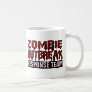Caneca De Café Equipe da resposta da manifestação do zombi