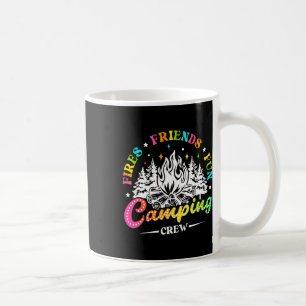 Caneca De Café Equipe de Acampamento Ateia Amigos Diversão Vibraç