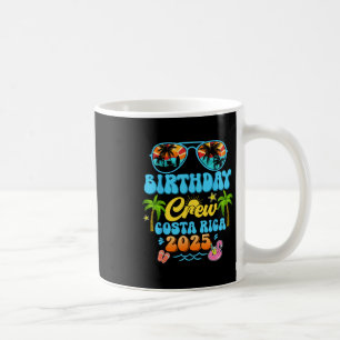 Caneca De Café Equipe de Aniversário da Costa Rica Viagem Cruzeir