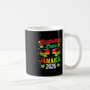Caneca De Café Equipe de Aniversário Jamaica 2026 Viagem de Famíl