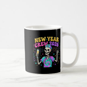 Caneca De Café Equipe de Ano Novo Enfermeira Esqueleto 2026 Diver