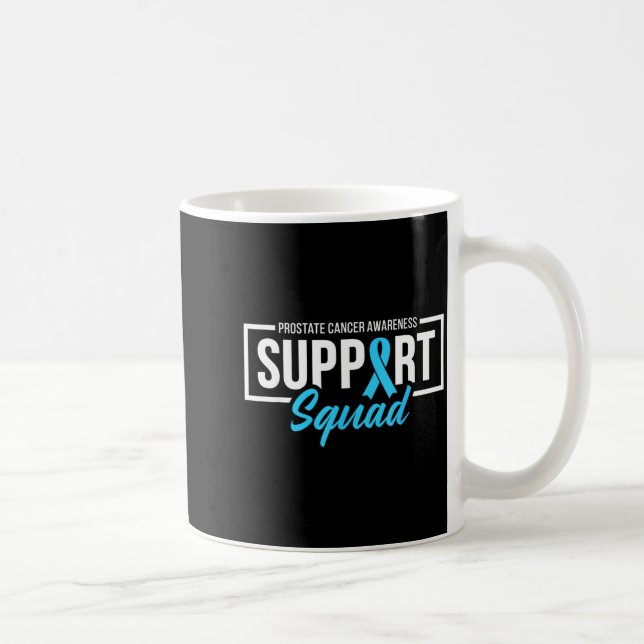 Caneca De Café Equipe de Apoio à Conscientização do Câncer de Pró (Direita)