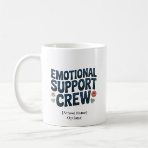 Caneca De Café Equipe de Apoio Emocional Personalizada Funcionári