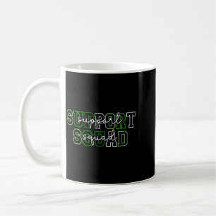 Caneca De Café Equipe de Apoio Faixa Verde Conscientização sobre