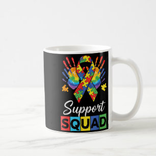 Caneca De Café Equipe de Apoio Família Au Conscientização Meninos