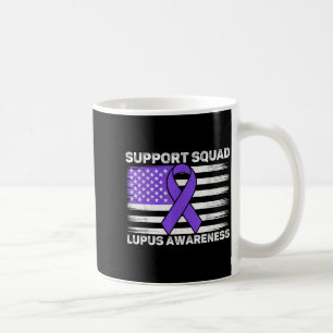 Caneca De Café Equipe de Apoio Mês de Conscientização sobre Lúpus