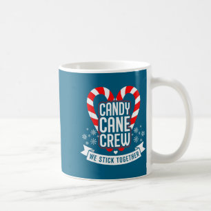 Caneca De Café Equipe de Bastão de Natal Nós Ficamos Juntos Match