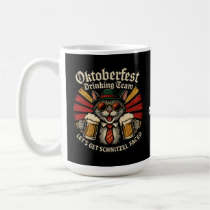 Caneca De Café Equipe de Bebendos Oktoberfest Deixa Schnitzel Enf