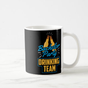 Caneca De Café Equipe de Bebidas da Festa de Despedida de Solteir
