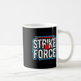 Caneca De Café Equipe de Boliche da força de ataque da Boliche da