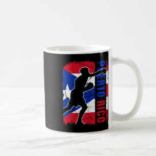 Caneca De Café Equipe de Boxing Porto Rico Bandeira Boxing G