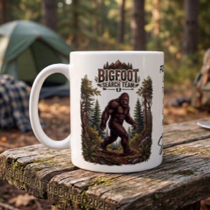 Caneca De Café Equipe de Busca de Bigfoot Sasquatch em Trilhas
