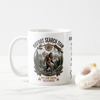 Caneca De Café Equipe de Busca de Bigfoot Sasquatch em Trilhas