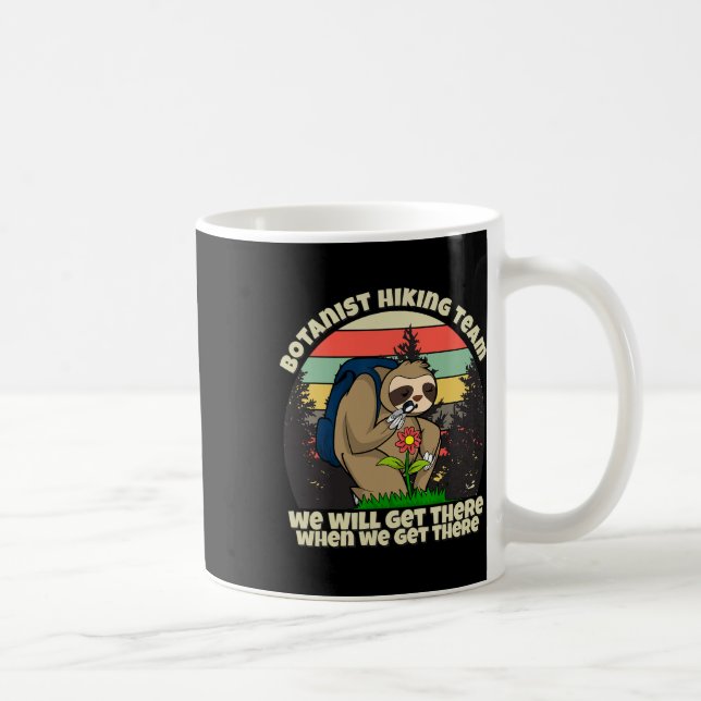 Caneca De Café Equipe de caminhada de botânicos  (Direita)
