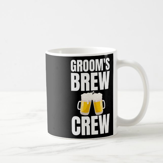 Caneca De Café Equipe de Cerveja da Despedida de Solteiro Diverti (Direita)