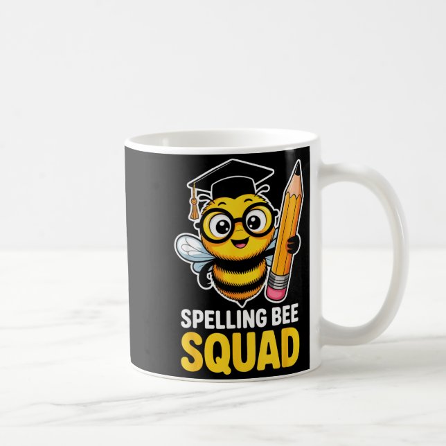 Caneca De Café equipe de competição da escola de equipe de abelha (Direita)