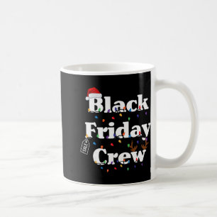 Caneca De Café Equipe de Compras da Sexta-Feira Divertida Natal P