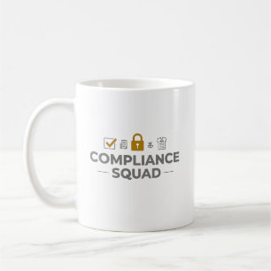 Caneca De Café Equipe de Conformidade – Equipe Jurídica