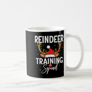 Caneca De Café Equipe de corrida de Natal Treinamento de rena eng