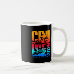 Caneca De Café Equipe de Cruzeiro 2026 Amigos da Família Férias C