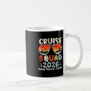 Caneca De Café Equipe de Cruzeiro 2026 Férias de Verão Família Co