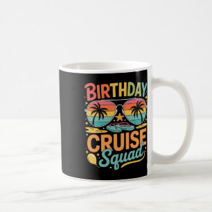 Caneca De Café Equipe de Cruzeiro de Aniversário Reunião de Féria