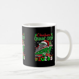 Caneca De Café Equipe de Cruzeiros de Natal 2025 Família Correspo