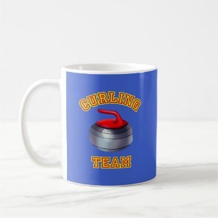 Caneca De Café Equipe de Curling