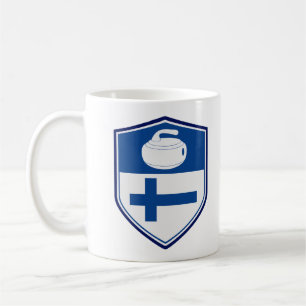 Caneca De Café Equipe de Curva de Sinalizador da Finlândia Esport