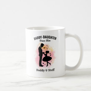 Caneca De Café Equipe de dança pai-filha (3)