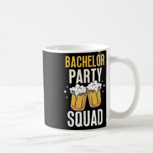 Caneca De Café Equipe de Despedida de Solteiro Noiva Noivo