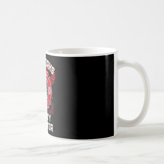Caneca De Café Equipe de diretor de segurança de fogos de artifíc (Direita)