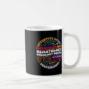 Caneca De Café Equipe de Enfermeira de Oncologia Hematologia Pedi
