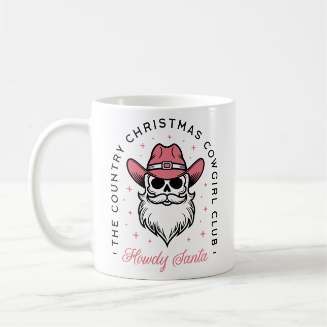 Caneca De Café Equipe de esquadrão de garotas do clube de natal (Esquerda)